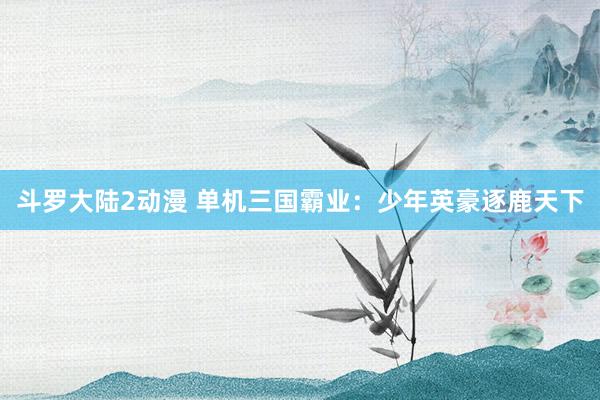 斗罗大陆2动漫 单机三国霸业：少年英豪逐鹿天下