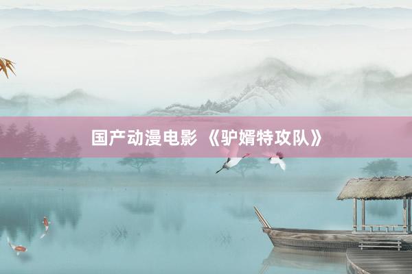 国产动漫电影 《驴婿特攻队》